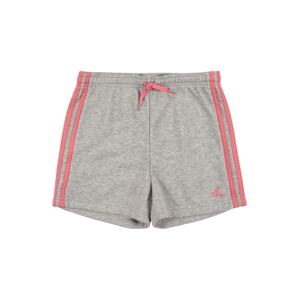 ADIDAS PERFORMANCE Športové nohavice  sivá melírovaná / rosé