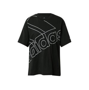 ADIDAS PERFORMANCE Funkčné tričko 'Fav Q1'  čierna / biela