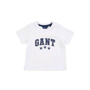 GANT Shirt 'VARSITY'  biela / tmavomodrá / námornícka modrá