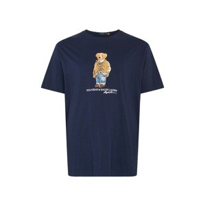 Polo Ralph Lauren T-Shirt  námornícka modrá / zmiešané farby / béžová / biela