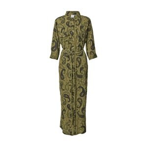 Goosecraft Košeľové šaty 'Harlow'  olivová / tmavozelená
