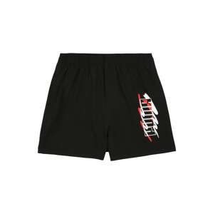 PUMA Shorts  čierna / biela / červená