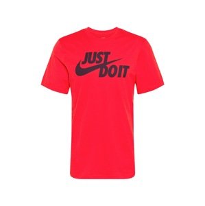 Nike Sportswear Tričko 'Just Do It'  svetločervená / čierna