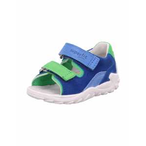 SUPERFIT Otvorená obuv 'FLOW'  zelená / modrá
