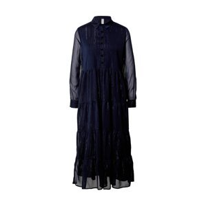 Soyaconcept Košeľové šaty 'MERLE'  námornícka modrá / čierna
