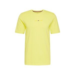 Tommy Sport Funkčné tričko  žltá / biela / červená