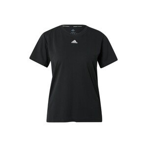ADIDAS SPORTSWEAR Funkčné tričko 'NECESSI'  čierna / biela