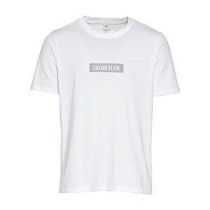 Calvin Klein Performance Funkčné tričko  šedobiela / sivá