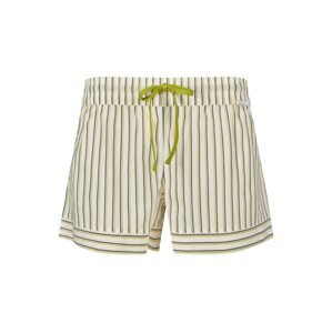 Skiny Pyžamové nohavice  sivá / zelená / biela