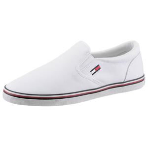 Tommy Jeans Slip-on obuv  biela / červená / modrá