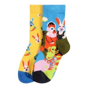 Happy Socks Ponožky 'Easter Socks'  žltá / modrá / olivová / svetloružová / oranžová