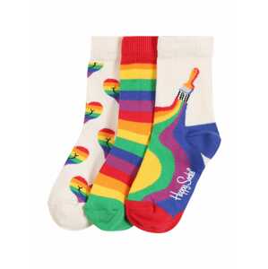 Happy Socks Ponožky 'Pride'  biela / zmiešané farby