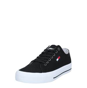 Tommy Jeans Sneaker  čierna / námornícka modrá / biela / červená