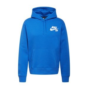 Nike SB Mikina  kráľovská modrá / biela