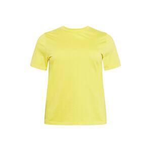 Selected Femme Curve Tričko 'PERFECT'  žltá