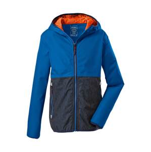 KILLTEC Outdoorová bunda 'Lyse'  kráľovská modrá / tmavomodrá / oranžová