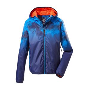 KILLTEC Outdoorová bunda 'Lyse'  námornícka modrá / vodová / oranžovo červená