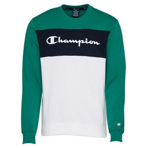 Champion Authentic Athletic Apparel Mikina  biela / námornícka modrá / zelená