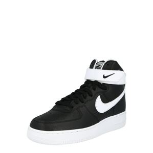 Nike Sportswear Členkové tenisky 'Air Force 1'  biela / čierna