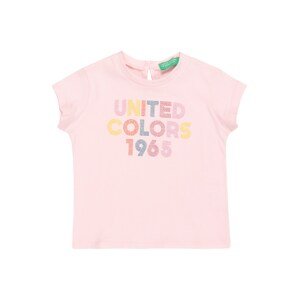 UNITED COLORS OF BENETTON Tričko  ružová / zmiešané farby