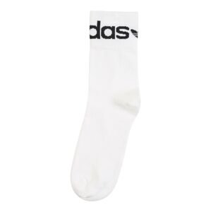 ADIDAS ORIGINALS Ponožky 'Fold Cuff'  čierna / biela
