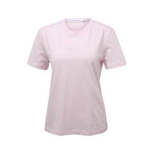 Calvin Klein Jeans Tričko  pastelovo ružová / svetlosivá