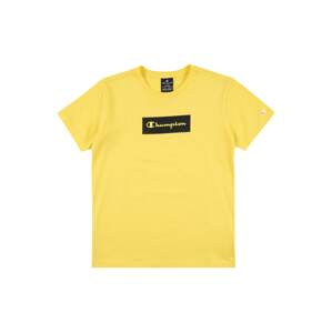 Champion Authentic Athletic Apparel Tričko  žltá / čierna / biela