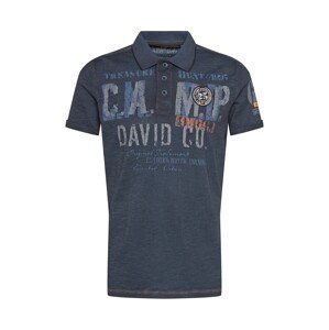 CAMP DAVID Tričko  modrosivá / sivá / koralová