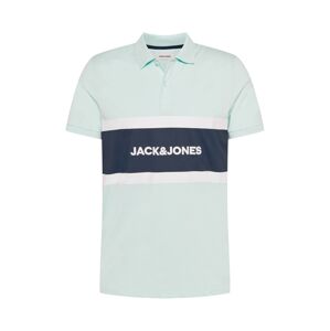 JACK & JONES Tričko  svetlomodrá / námornícka modrá / biela
