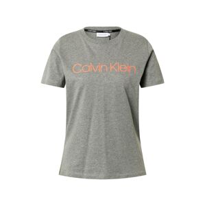 Calvin Klein Tričko  koralová / sivá melírovaná