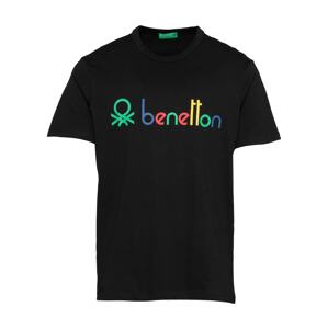 UNITED COLORS OF BENETTON Tričko  kobaltovomodrá / modrá / červená / neónovo zelená / žltá