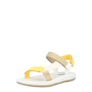 CAMPER Trekingové sandále 'Match'  žltá / svetlohnedá / biela