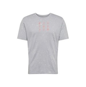 UNDER ARMOUR Funkčné tričko  sivá / broskyňová