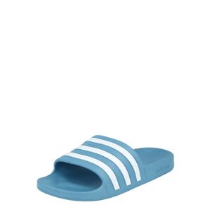 ADIDAS PERFORMANCE Plážové / kúpacie topánky 'ADILETTE AQUA'  dymovo modrá / biela