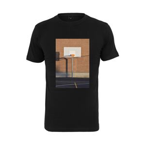 Mister Tee Tričko 'Pizza Basketball Court'  zmiešané farby / čierna