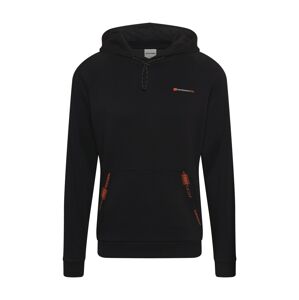 JACK & JONES Sweatshirt 'FINN'  čierna / tmavooranžová