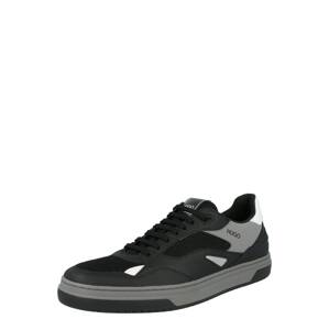 HUGO Sneaker  čierna / sivá / biela