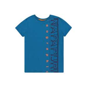 NAPAPIJRI Tričko 'K SADYR'  kráľovská modrá / oranžová / námornícka modrá