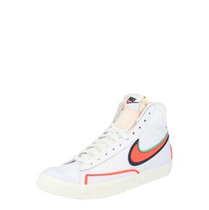 Nike Sportswear Členkové tenisky 'Blazer Mid '77 Infinite'  biela / oranžovo červená
