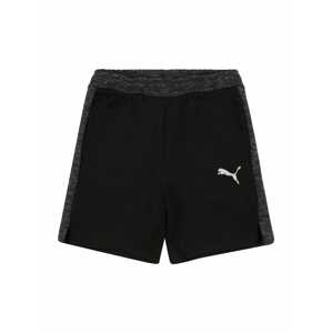 PUMA Shorts 'Evostripe'  čierna / biela / antracitová