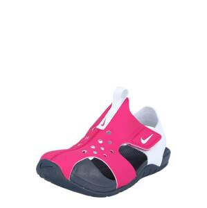 Nike Sportswear Otvorená obuv 'Sunray Protect 2'  tmavomodrá / ružová / biela