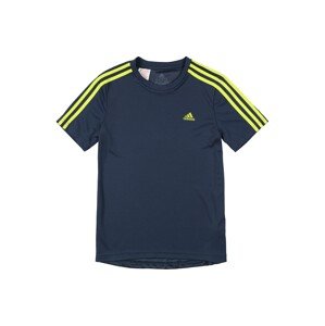 ADIDAS PERFORMANCE Funkčné tričko  námornícka modrá / neónovo žltá