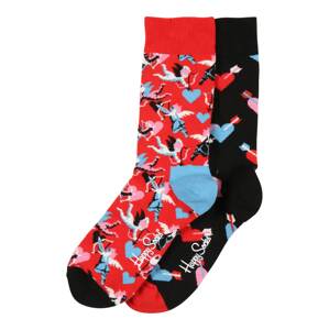 Happy Socks Ponožky 'I Love You'  červená / čierna / modrá / ružová