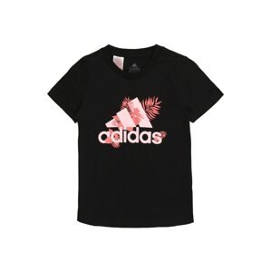 ADIDAS PERFORMANCE Funkčné tričko  čierna / svetloružová / ružová