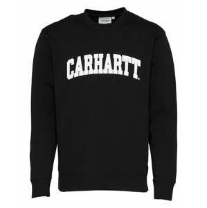 Carhartt WIP Mikina 'University'  biela / čierna