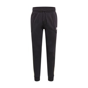 Nike Sportswear Nohavice  čierna / pastelovo zelená / biela