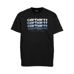 Carhartt WIP Tričko  čierna / biela / svetlomodrá