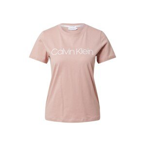 Calvin Klein Tričko  staroružová / biela