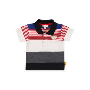 Steiff Collection Tričko 'Poloshirt'  námornícka modrá / biela / čierna / sivá / červená