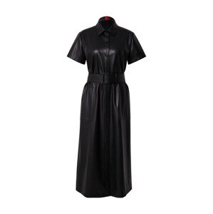 HUGO Košeľové šaty 'Keleni-1'  čierna
